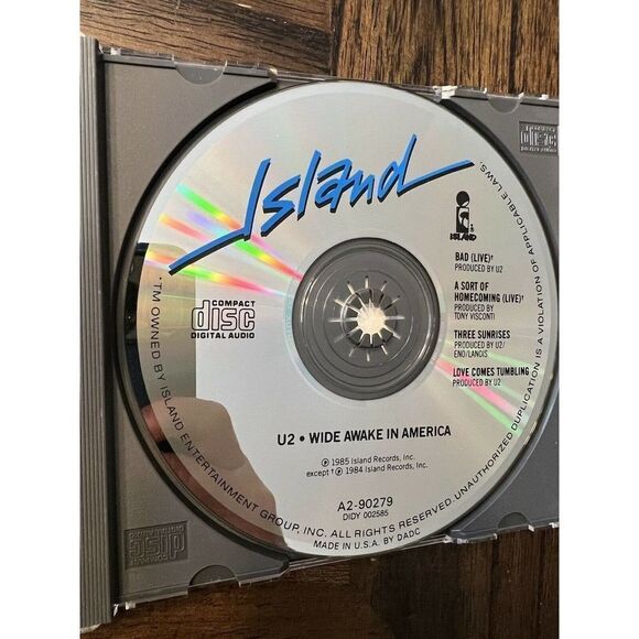 1985 Wide Awake In America By U2 (CD) By U2 - Audio CD By U2 - VERY GOOD - Picture 5 of 7